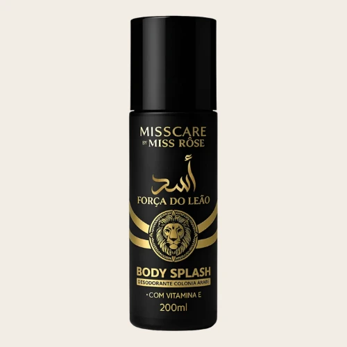 Body Splash 200ml Miss Rosê Força do Leão Amadeirado