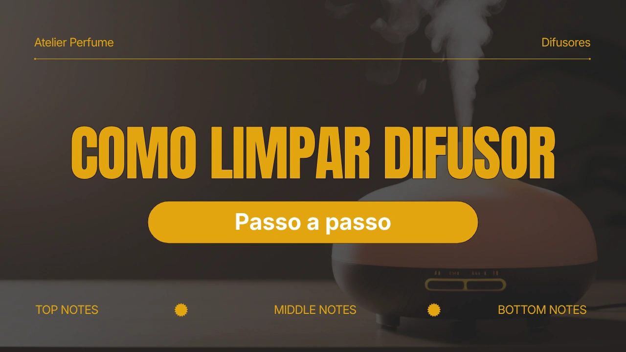 como limpar difusor